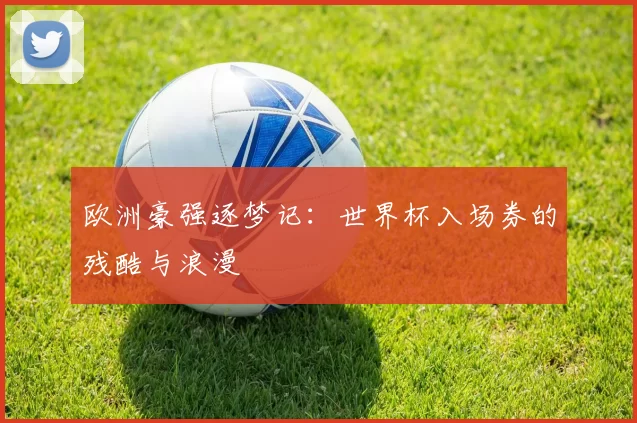 欧洲豪强逐梦记：世界杯入场券的残酷与浪漫