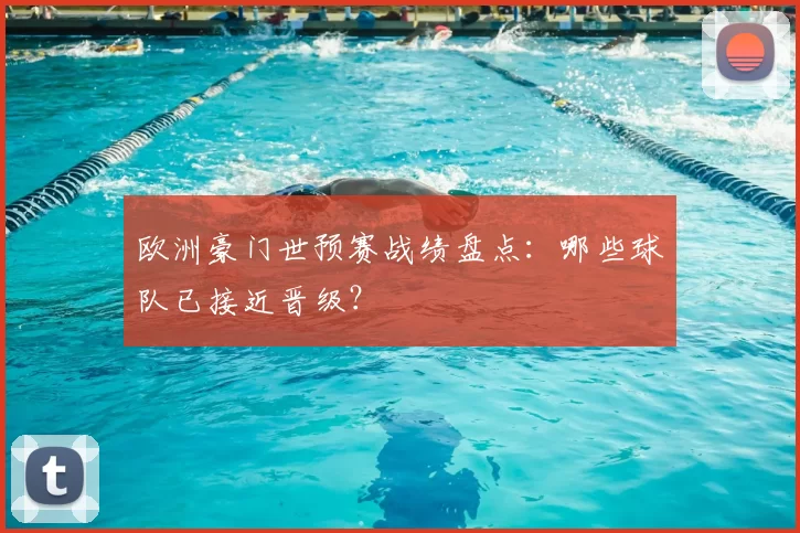 欧洲豪门世预赛战绩盘点：哪些球队已接近晋级？