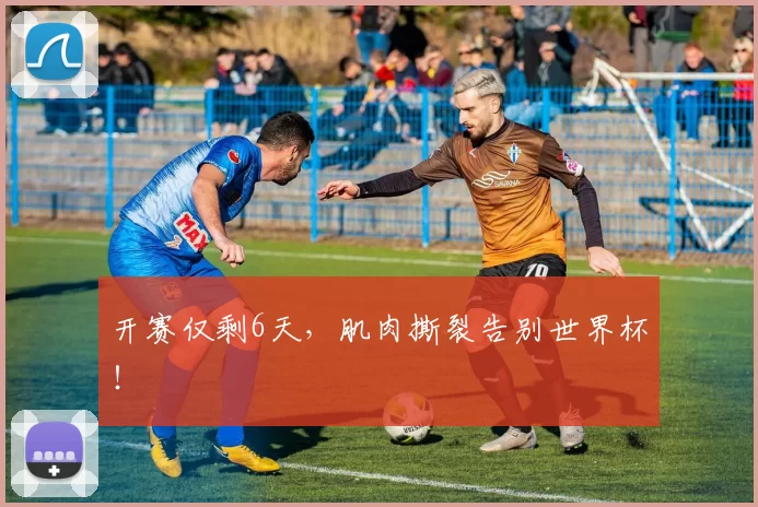 开赛仅剩6天,肌肉撕裂告别世界杯!