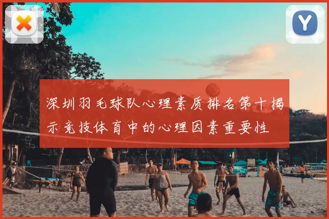 深圳羽毛球队心理素质排名第十揭示竞技体育中的心理因素重要性