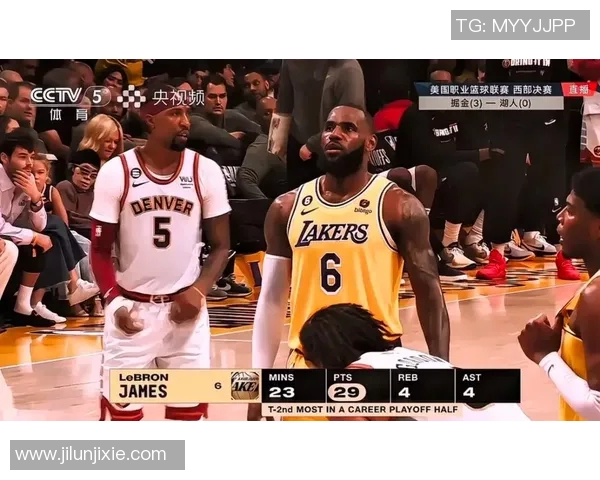 湖人击败掘金,领先西部决赛系列赛